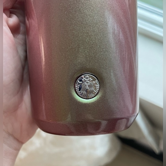Starbucks Jewel Lid 2-tone Sparkle Iridescent Water Bottle, NWOT and Unused - Picture 7 of 12